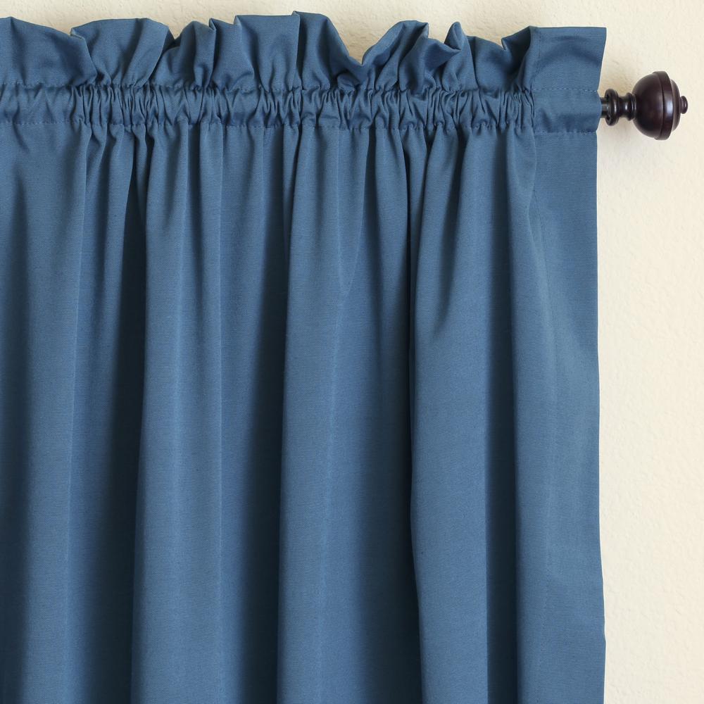 Blazing Needles 84-inch by 52-inch Twill Curtain Panels (Set of 2). Picture 3