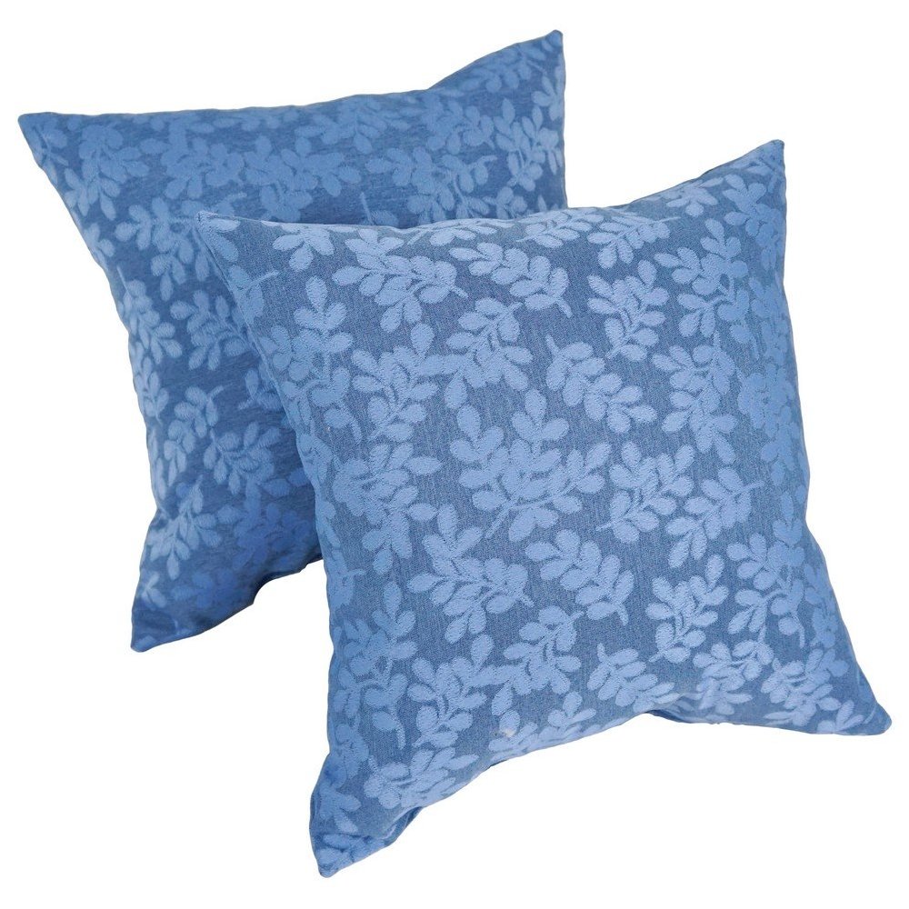 Blaziing Needles 17-inch Outdoor Spun Polyester Throw Pillows (Set of 2). Picture 1
