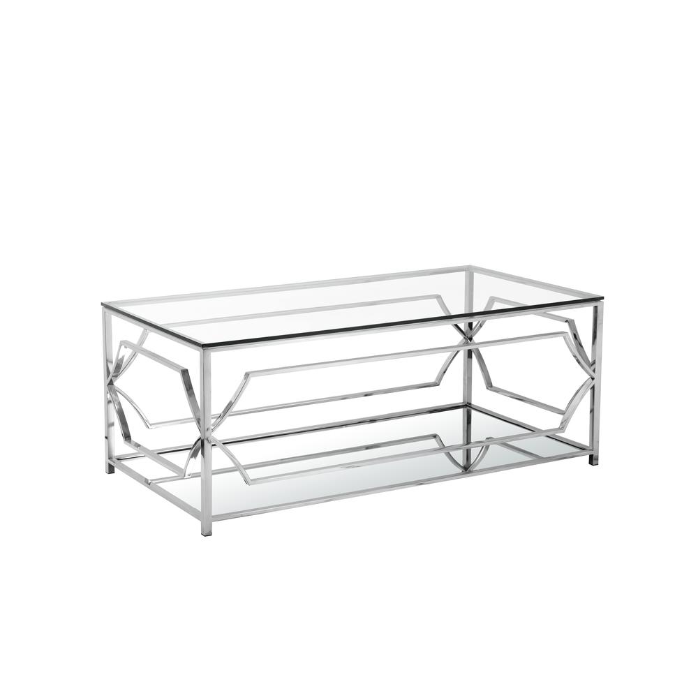 Z-Edward Rect Coffee Table Steel. Picture 1