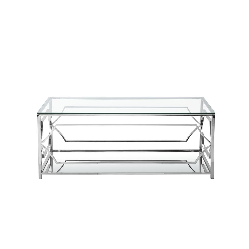 Z-Edward Rect Coffee Table Steel. Picture 2