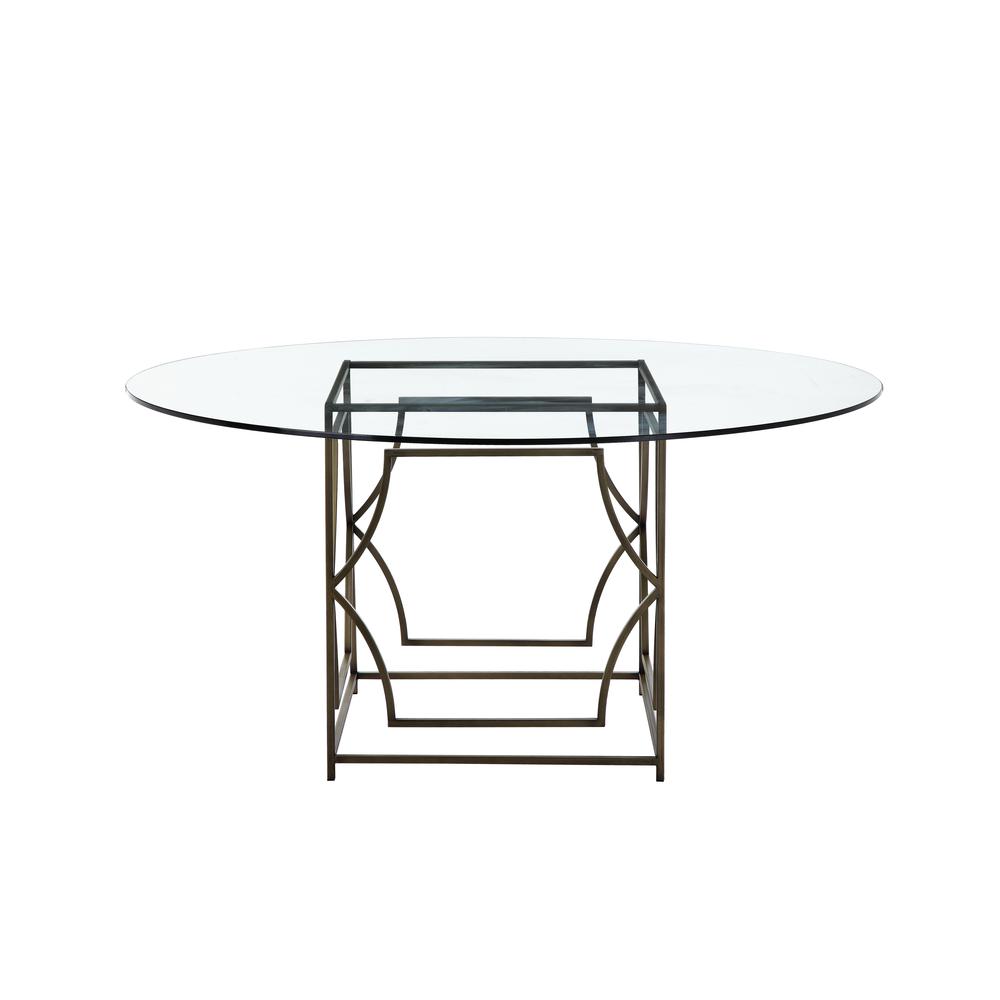 Z-Edward Dining Table Brass. Picture 2