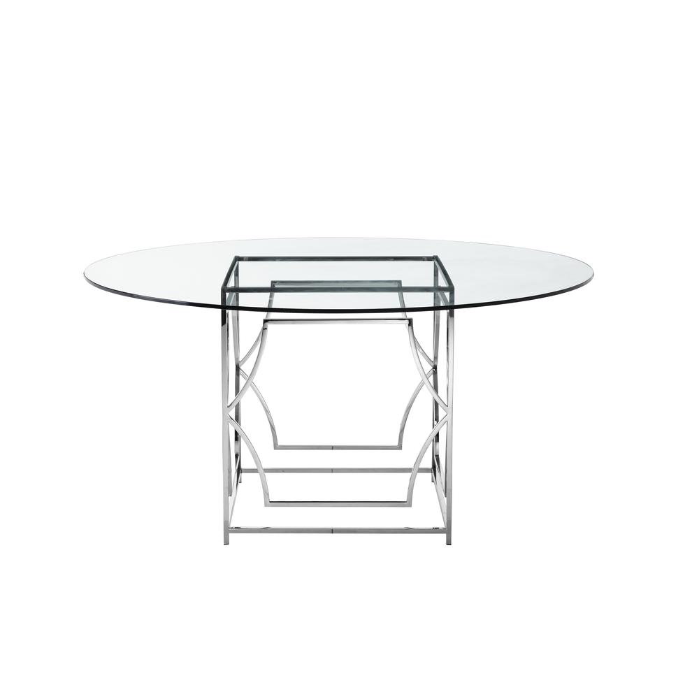 Z-Edward Dining Table Steel. Picture 1