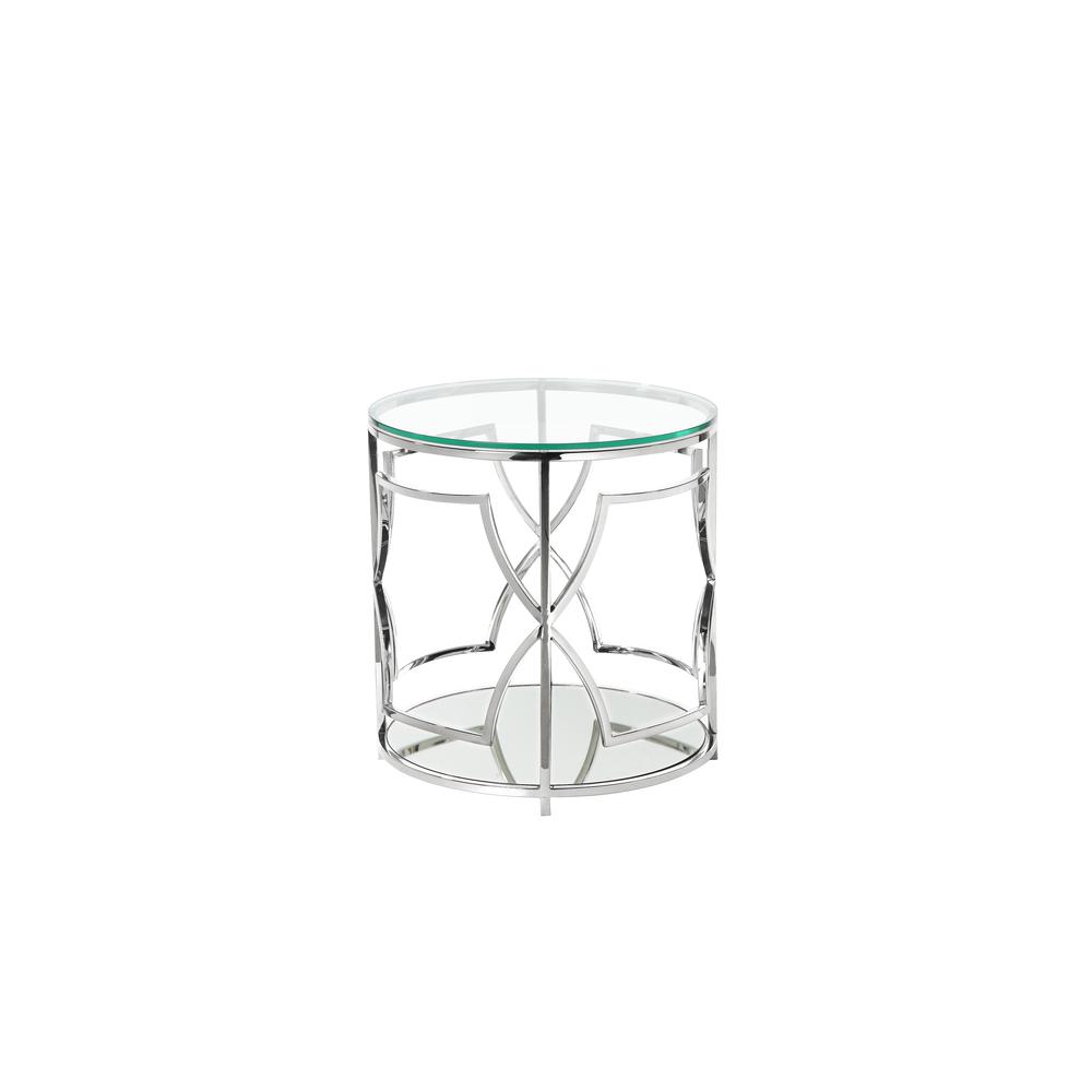 Z-Edward Round Side Table Steel. Picture 2