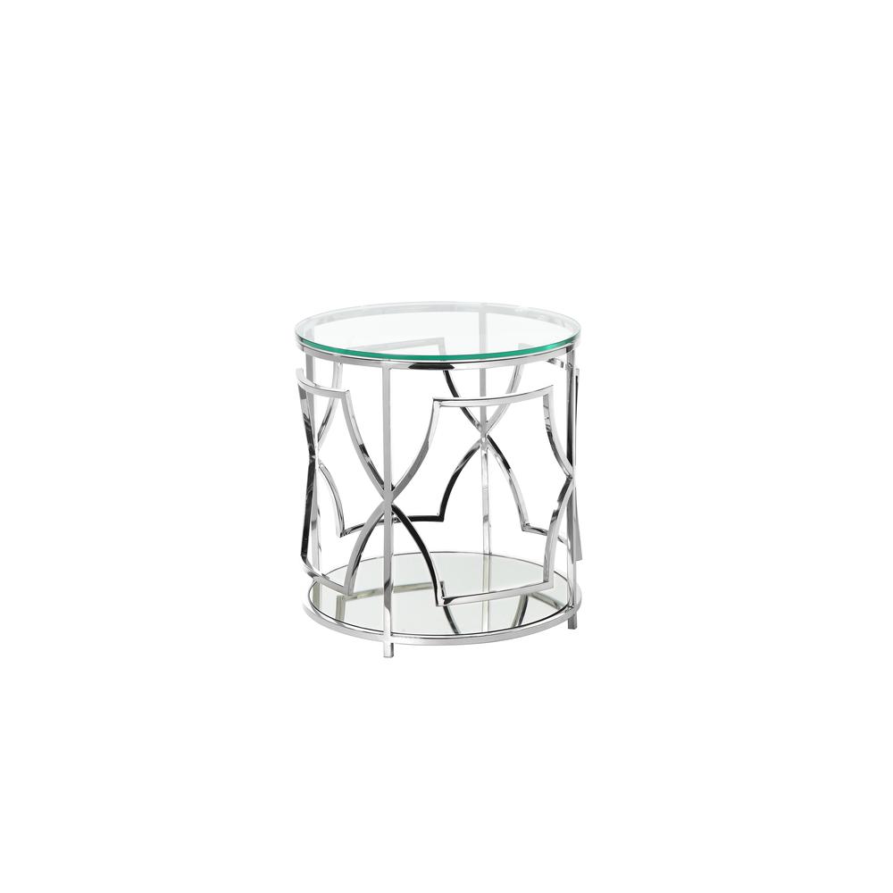 Z-Edward Round Side Table Steel. Picture 3