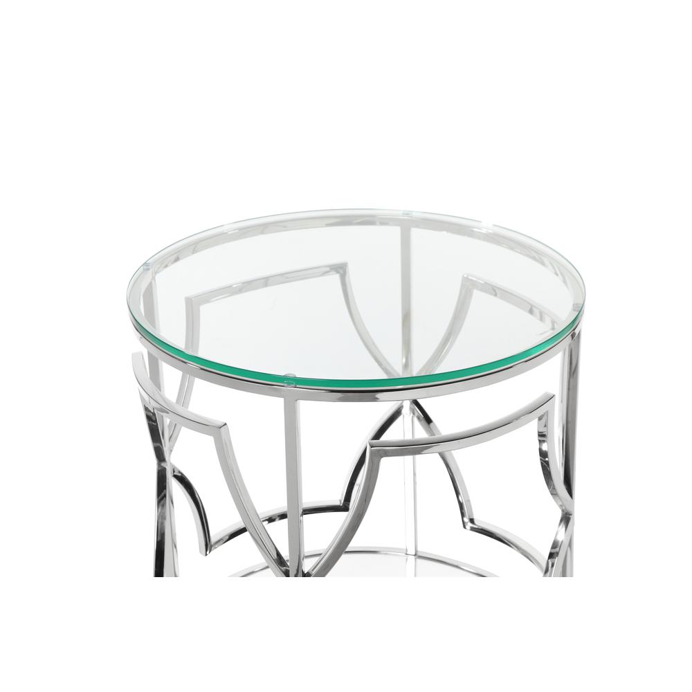 Z-Edward Round Side Table Steel. Picture 5