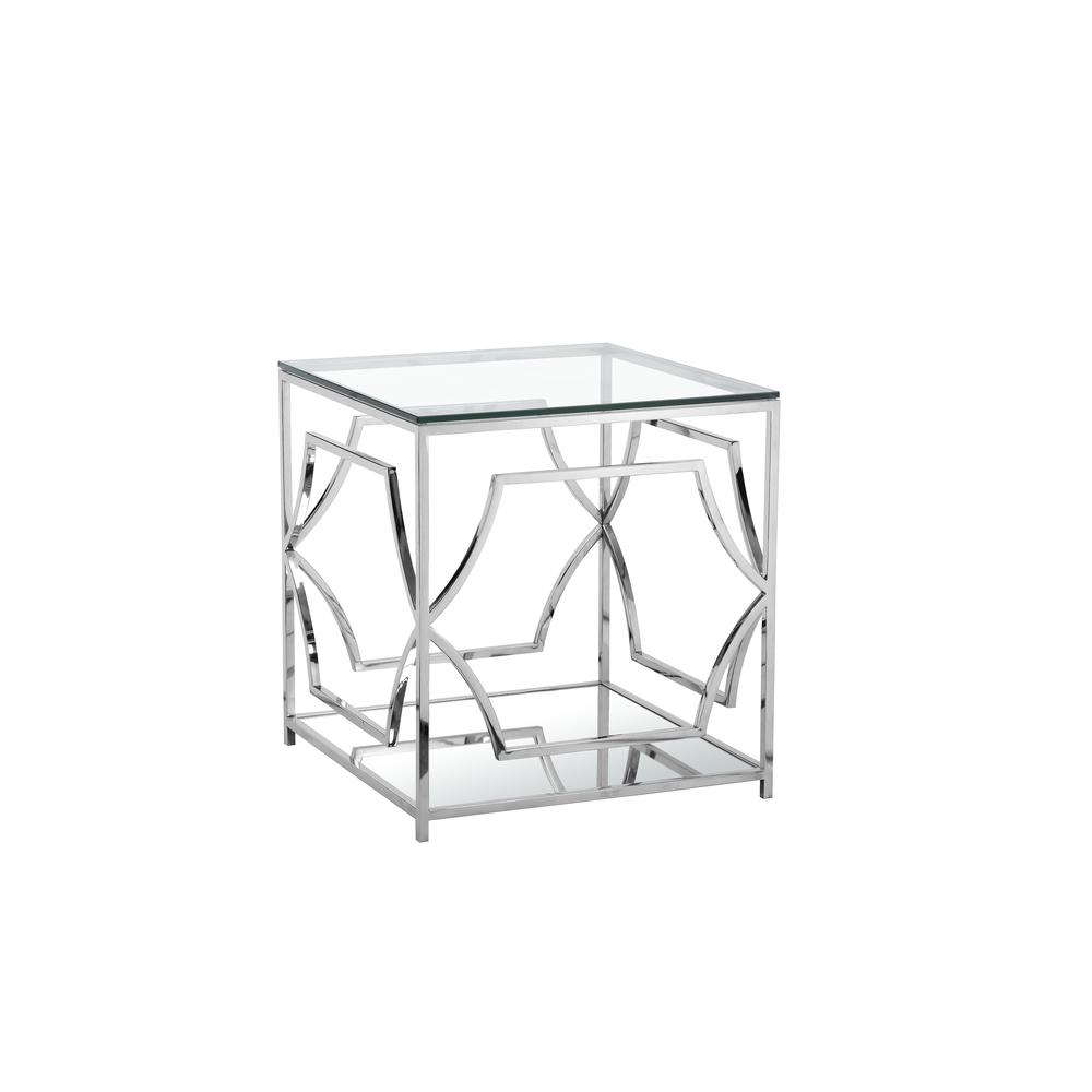 Z-Edward Square Side Table Steel. Picture 1