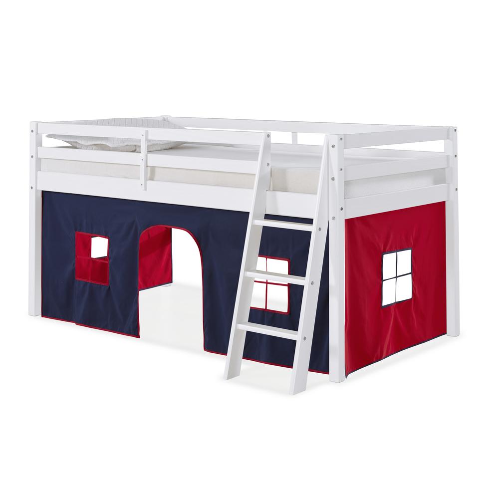 Roxy Junior Loft - White with Blue and Red Tent. Picture 1