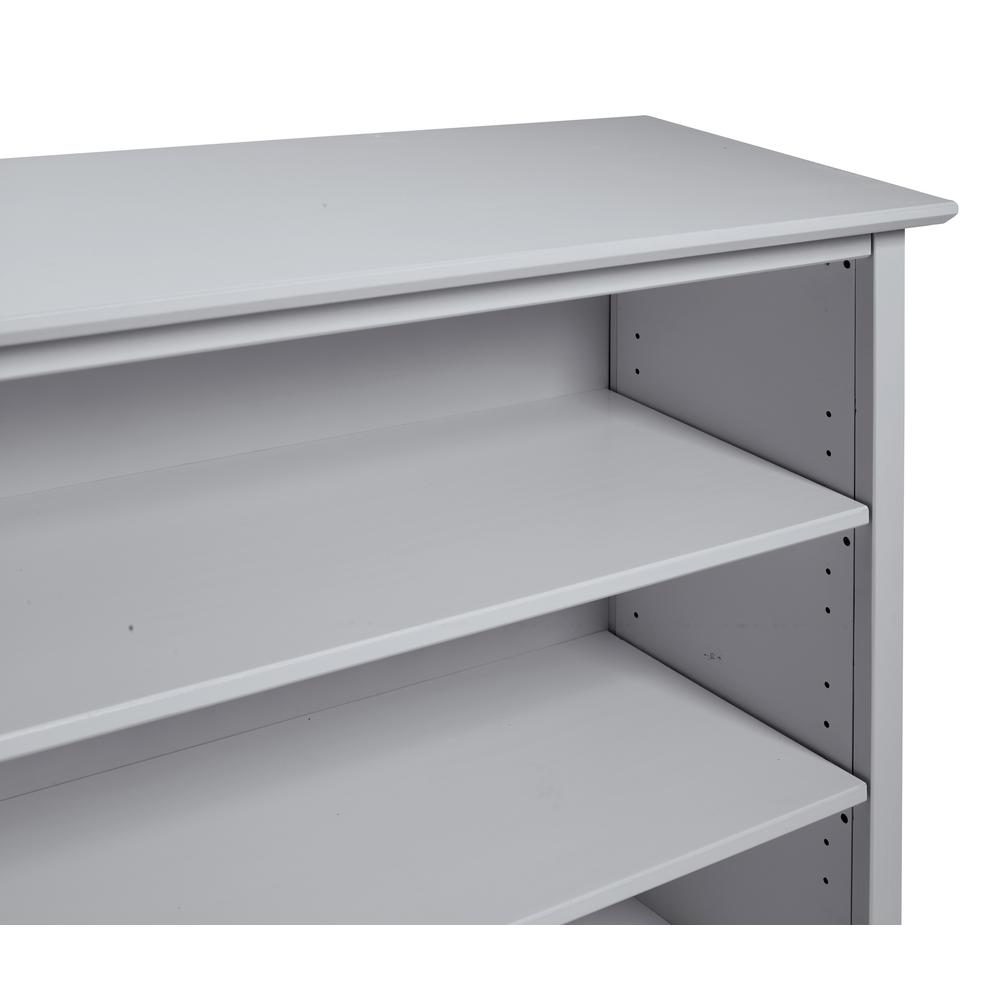 Simplicity Under Window Bookcase, Dove Gray. Picture 12