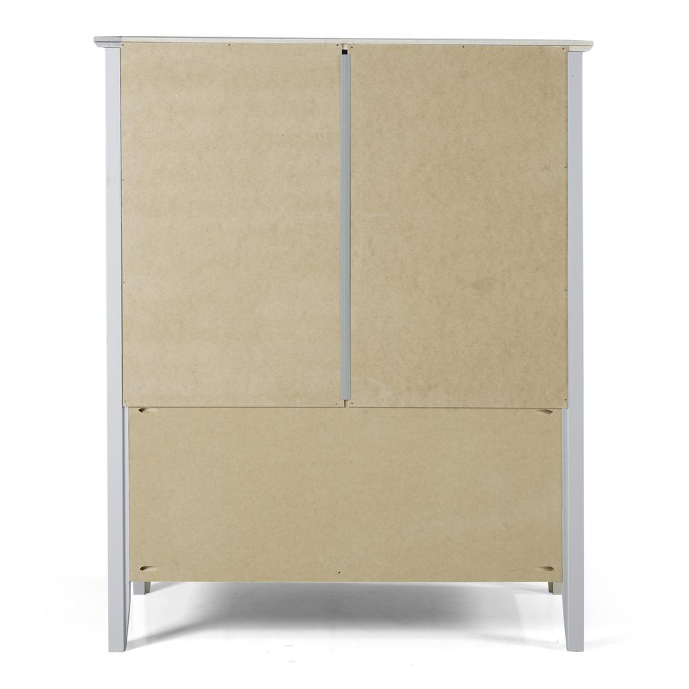 Simplicity Tall Bookcase, Dove Gray. Picture 13