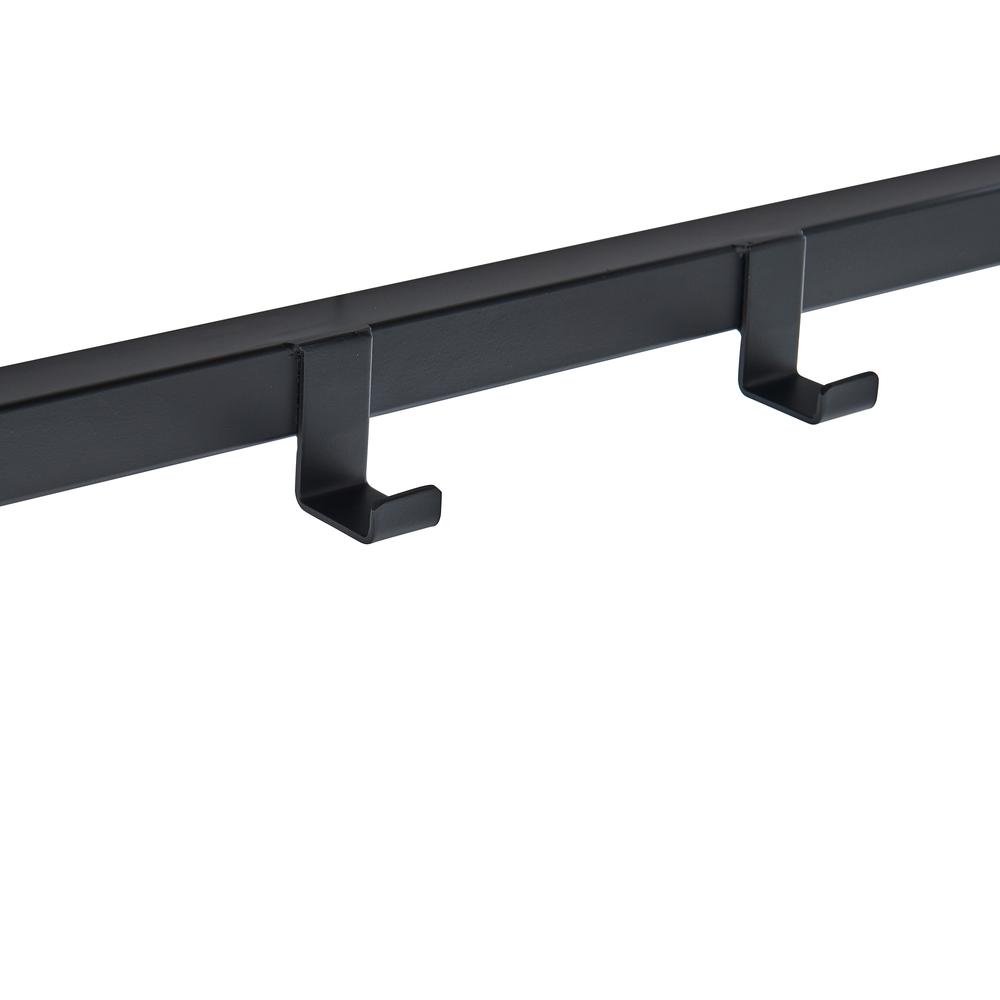 Claremont 40"L Rustic Wood Coat Hook with Shelf. Picture 15