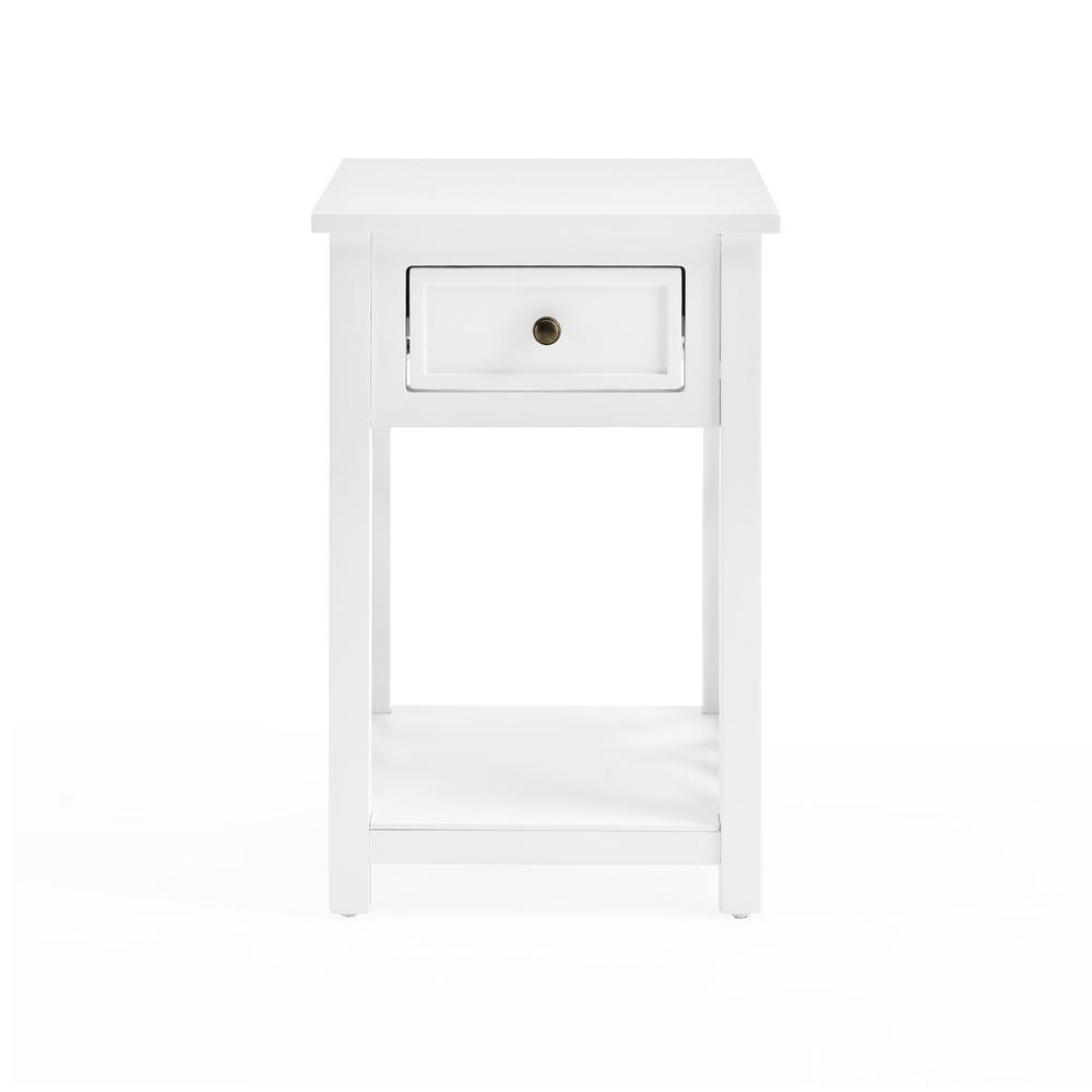 Coventry Wood End Table with Drawer and Shelf. Picture 13