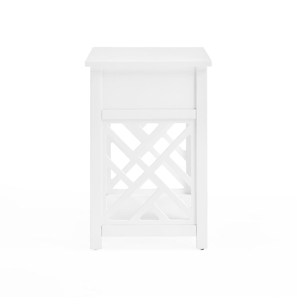 Coventry Wood End Table with Drawer and Shelf. Picture 14