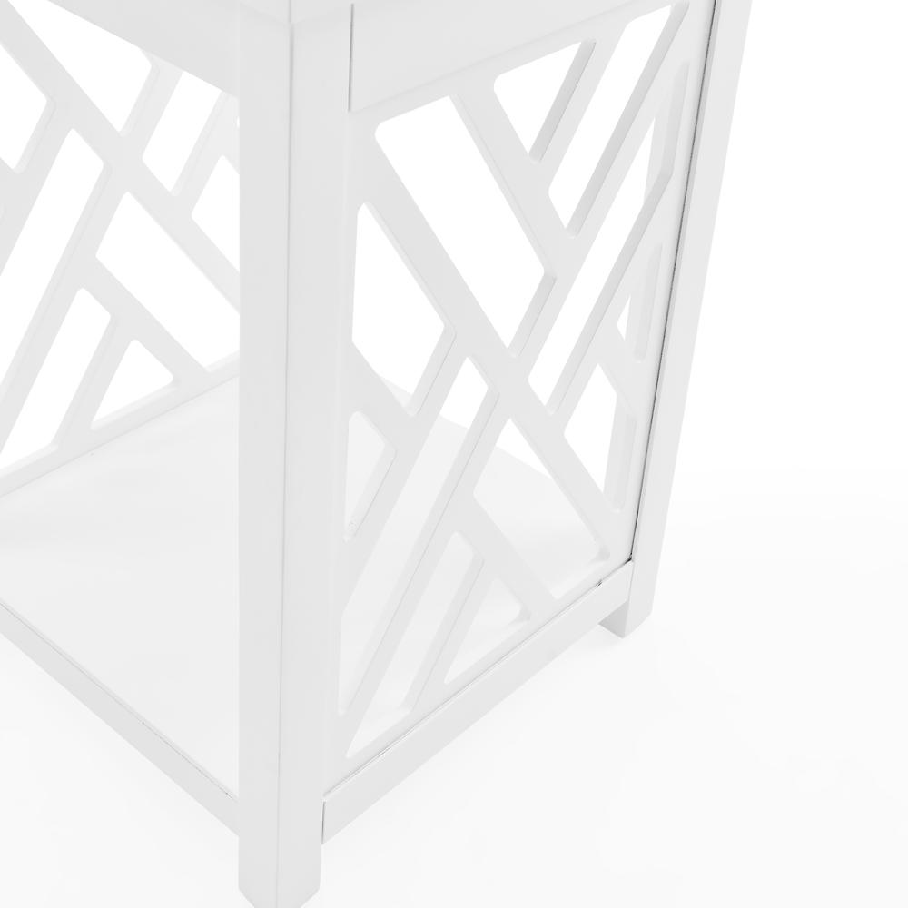 Coventry Wood End Table with Tray Shelf and Bottom Shelf. Picture 17