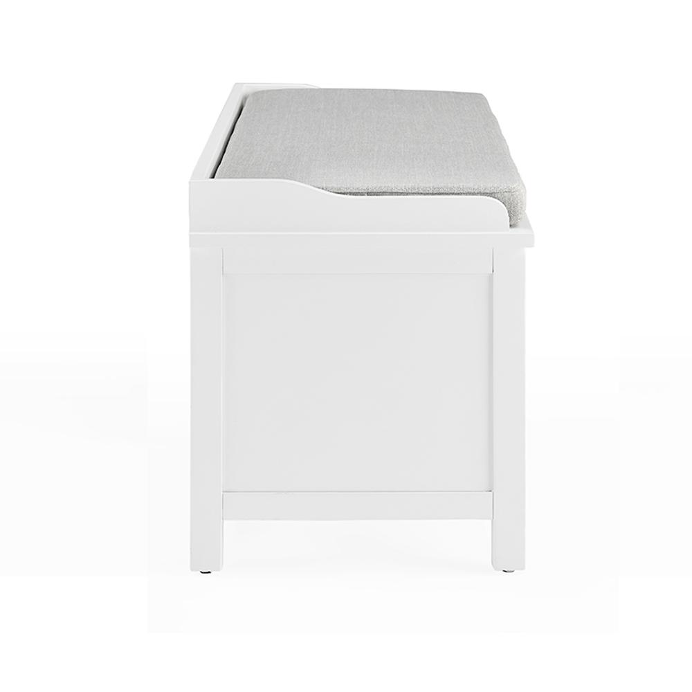 Coventry 45"W Wood Storage Bench with Cushion. Picture 13