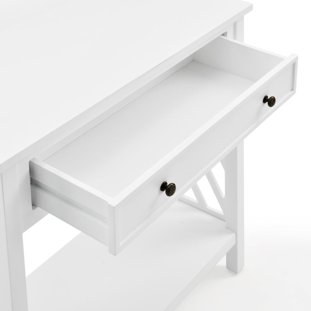 Coventry 32" Wood Console Table with Drawer and Shelf. Picture 15