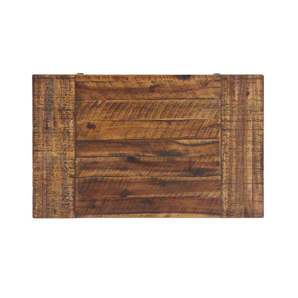 Durango 27"W Industrial Wood End Table. Picture 15