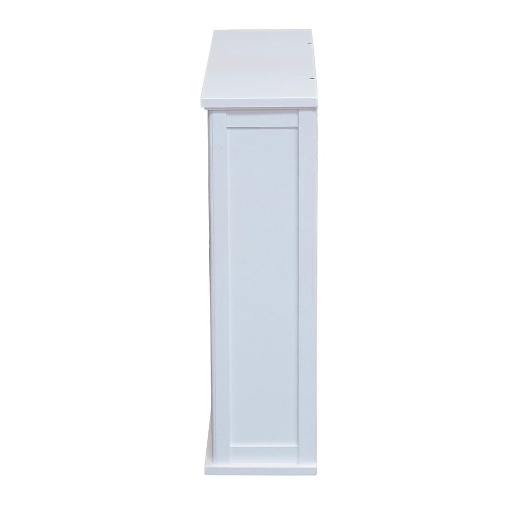 Dorset 27"W x 29"H Wall Mounted Bath Storage Cabinet with Glass Cabinet Doors. Picture 14