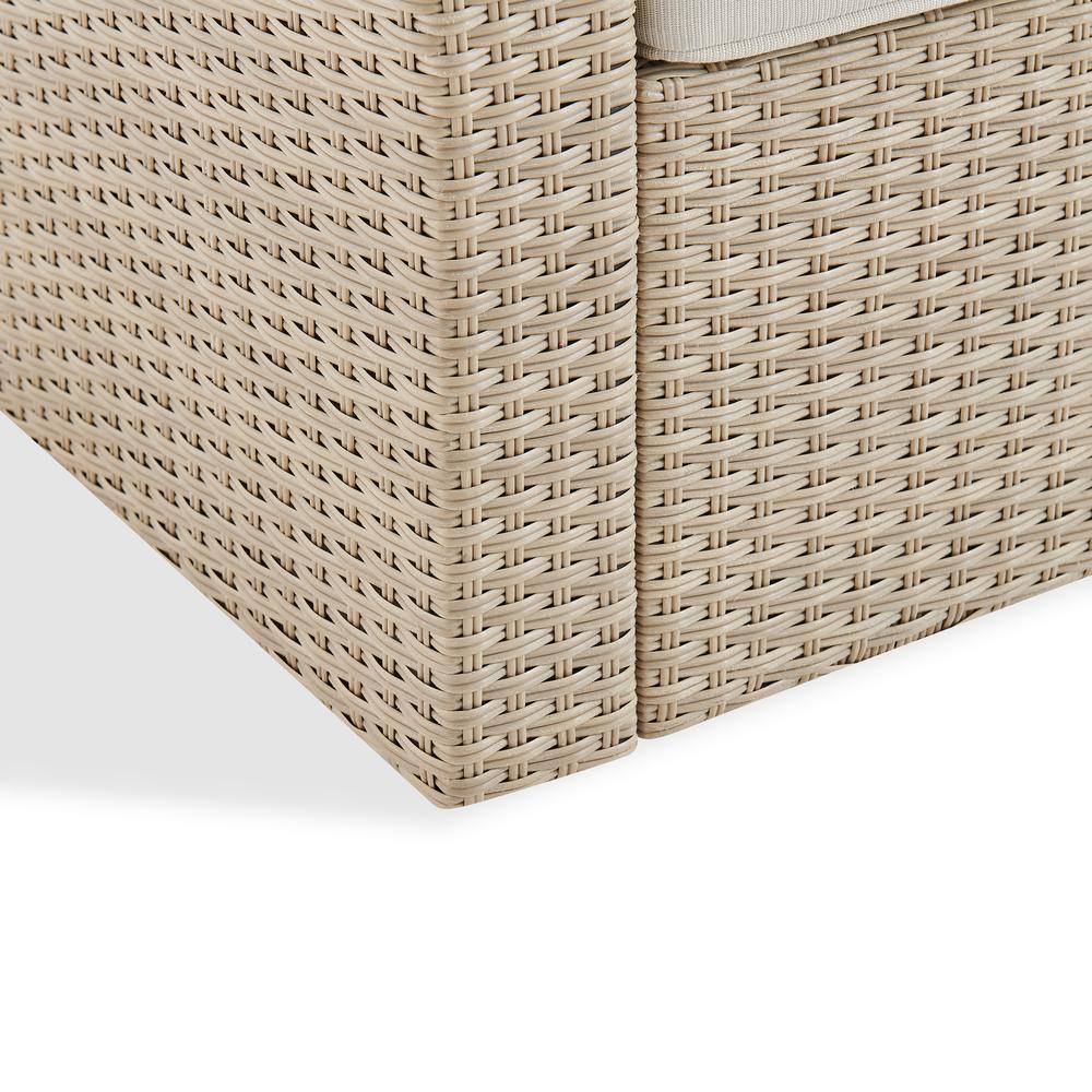 Canaan All-Weather Wicker 70"L Outdoor Sofa with Cushions. Picture 19