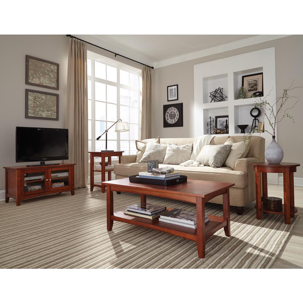 Shaker Cottage 42" Coffee Table, Cherry. Picture 1
