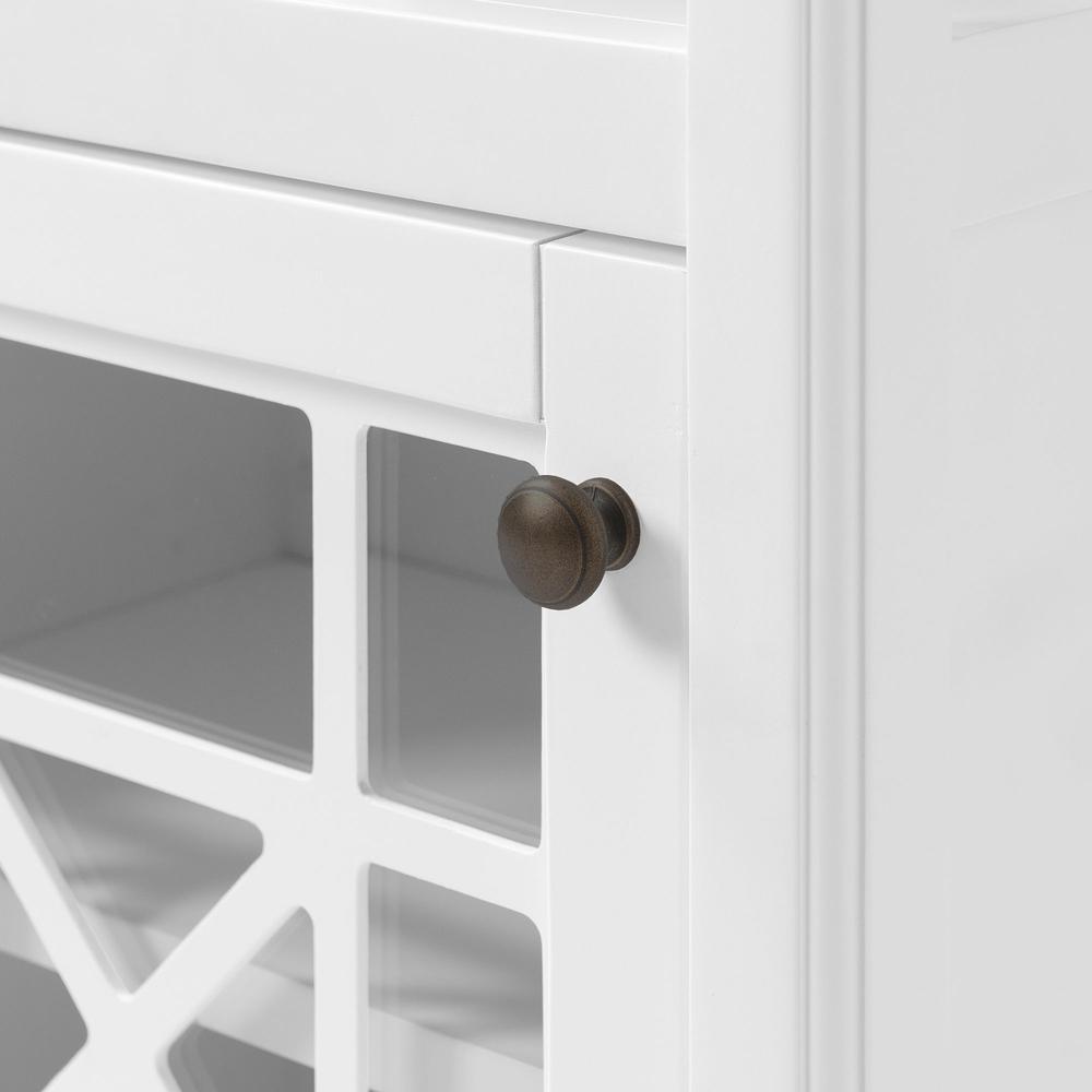 Derby Bath Deluxe Storage Cabinet with Hutch. Picture 4