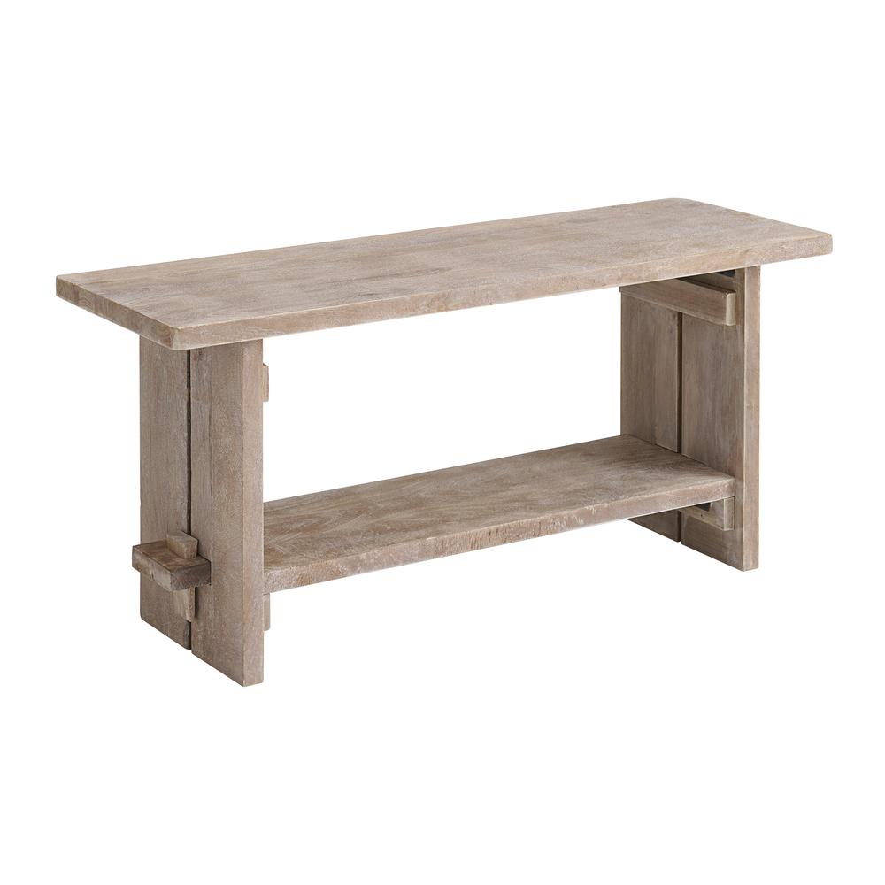 Castleton Mango Wood 40"W Bench. Picture 1