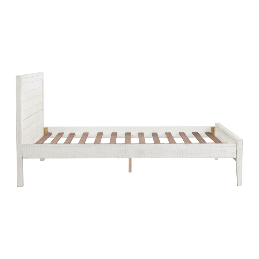 Windsor Panel Wood Full Bed, Driftwood White. Picture 6