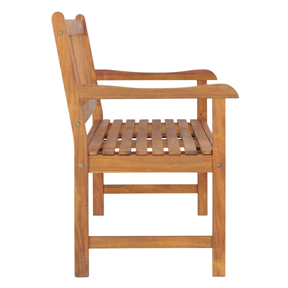 Bristol Two Seat Bench with Pop Up Table. Picture 4