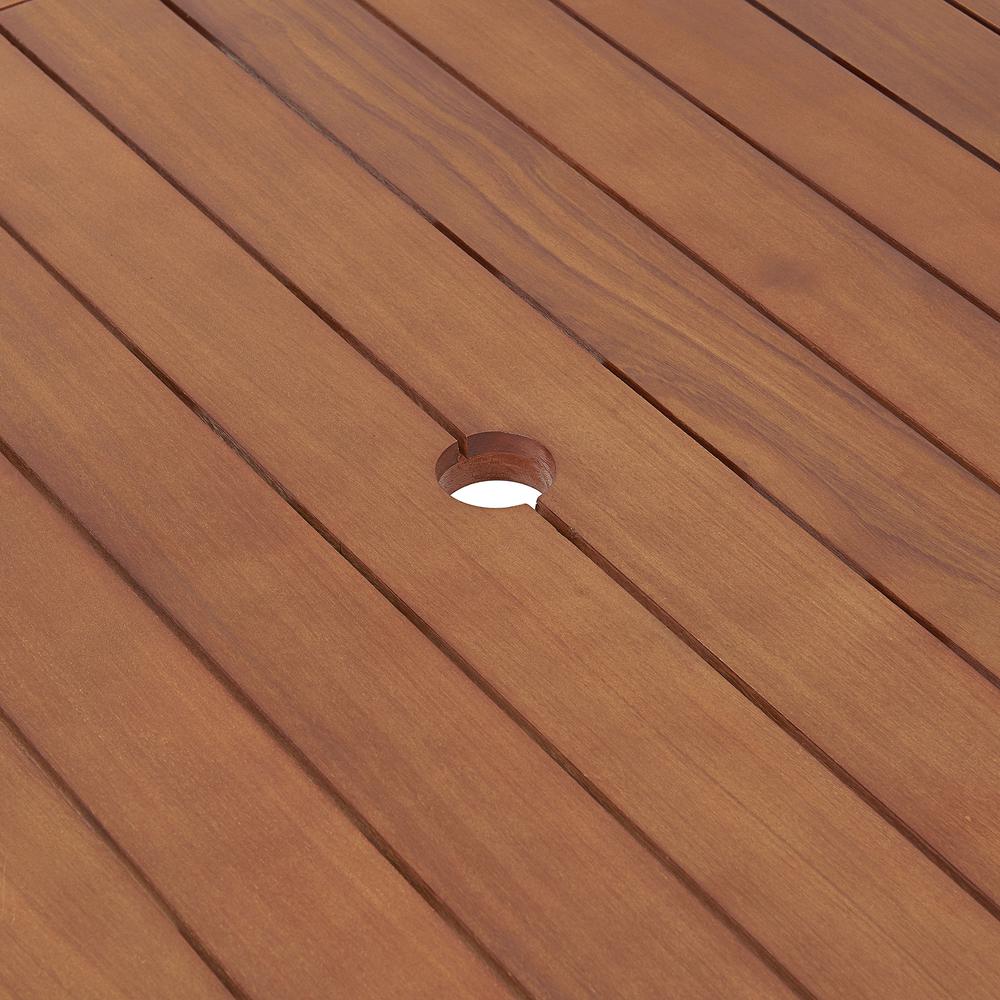 Weston Eucalyptus Wood Outdoor Dining Table. Picture 4