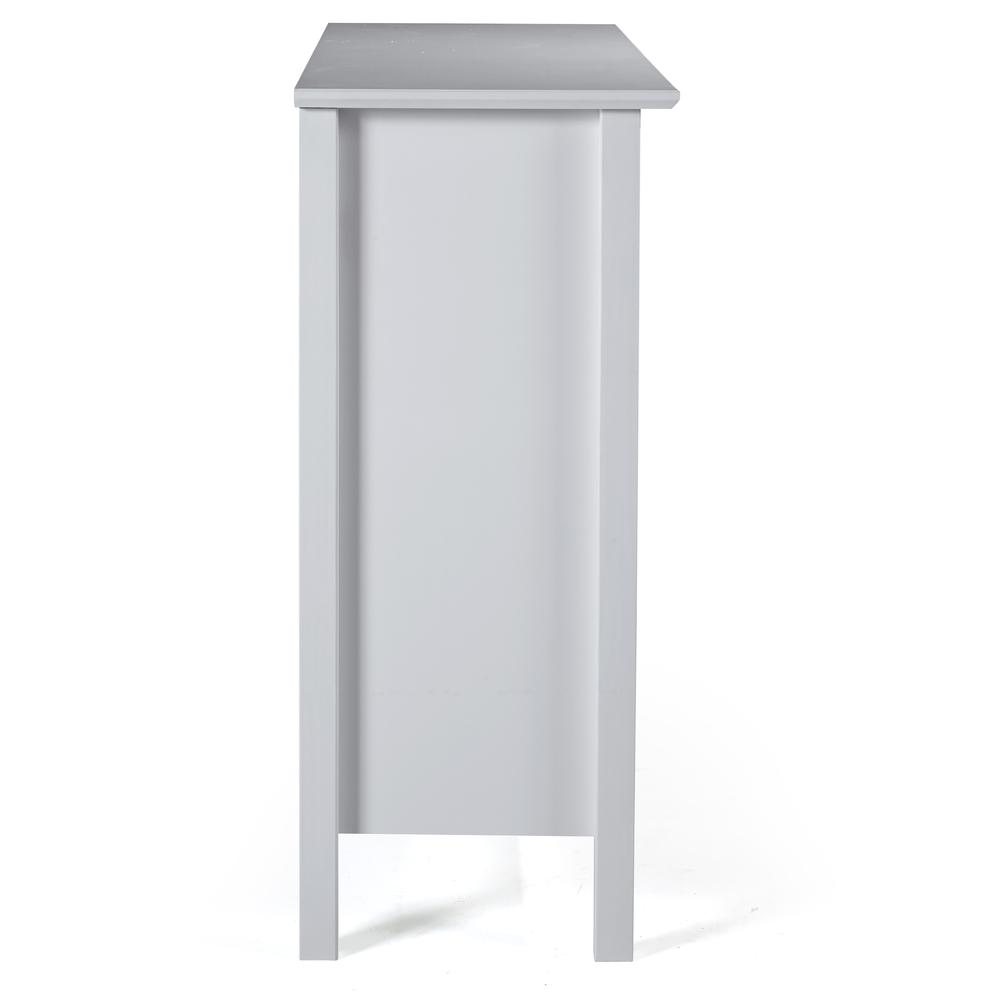 Simplicity Under Window Bookcase, Dove Gray. Picture 6