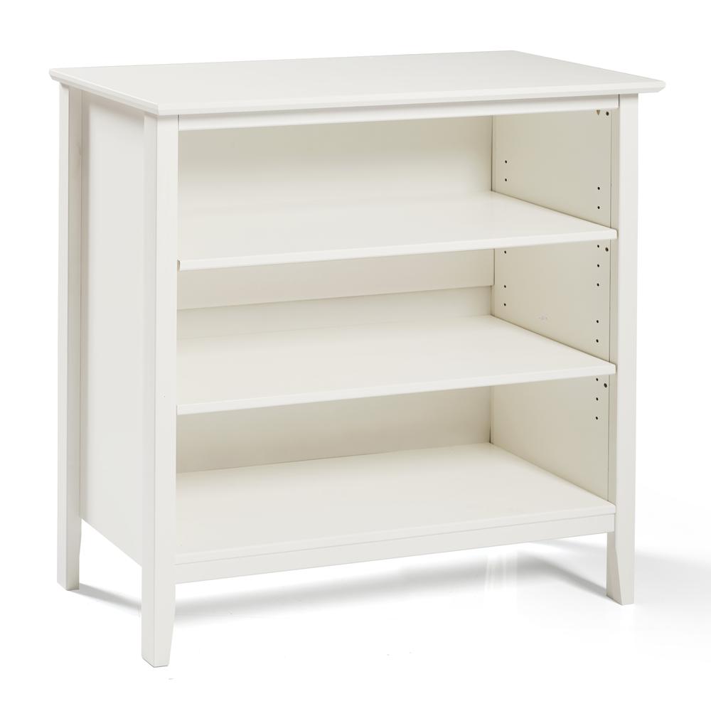 Simplicity Under Window Bookcase, White. Picture 1