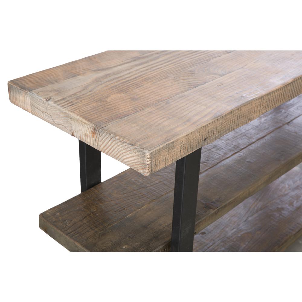 Pomona 48" Metal and Reclaimed Wood Media/Console Table. Picture 3
