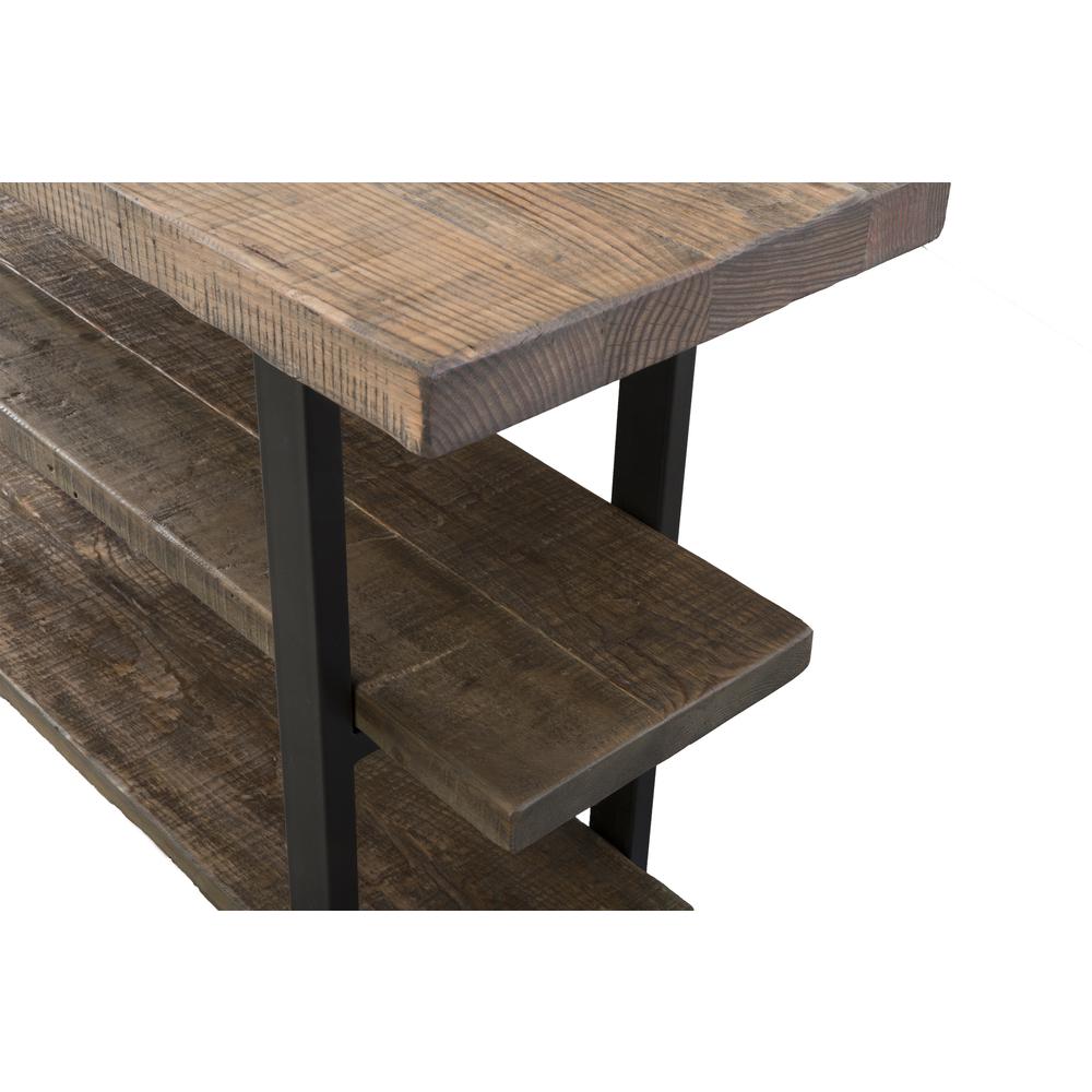 Pomona 48" Metal and Reclaimed Wood Media/Console Table. Picture 5