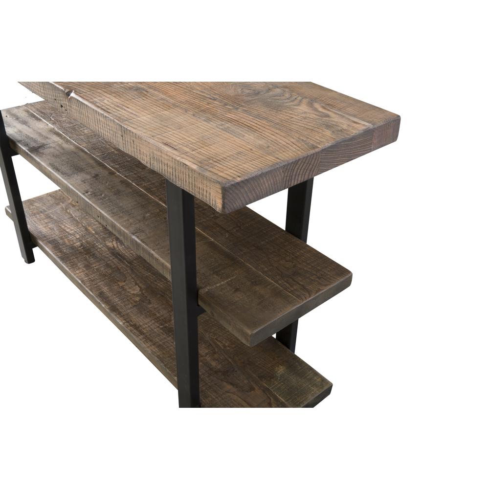 Pomona 48" Metal and Reclaimed Wood Media/Console Table. Picture 7