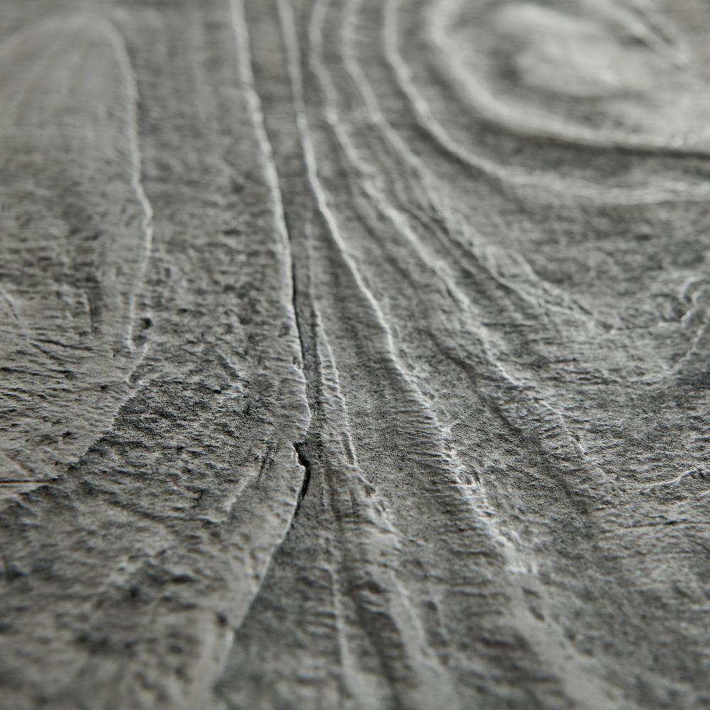 Pomona 42" Metal and Reclaimed Wood Coffee Table, Slate Gray. Picture 5