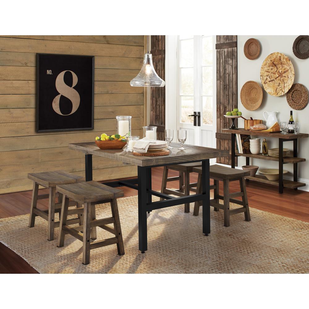 Pomona - Reclaimed Wood 20"H Barstool. Picture 3