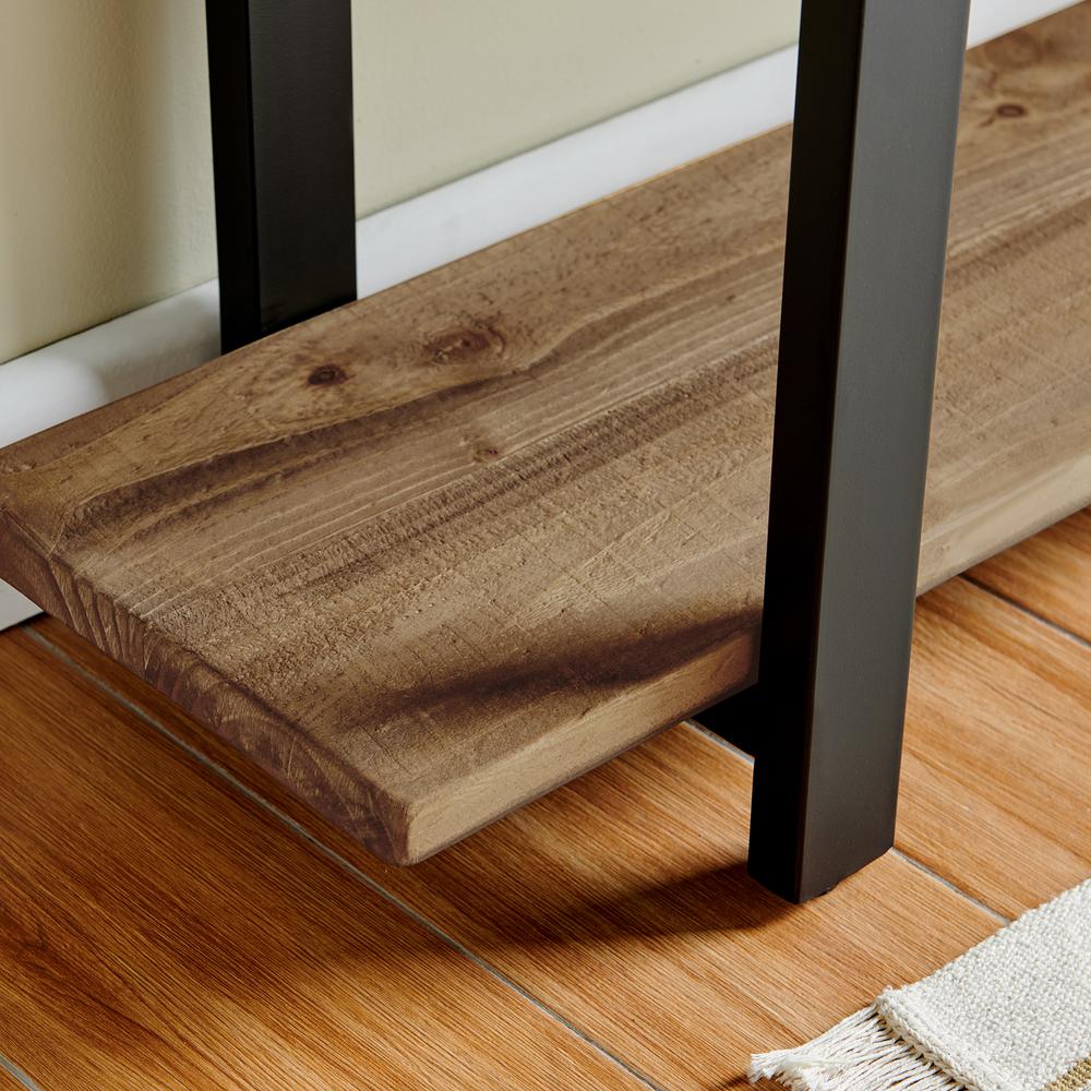 Pomona Entryway Hall Tree with Bench, Shelves & Coat Hooks. Picture 5