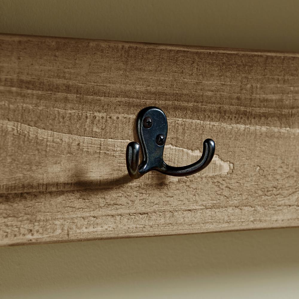 Pomona Entryway Hall Tree with Bench, Shelves & Coat Hooks. Picture 6