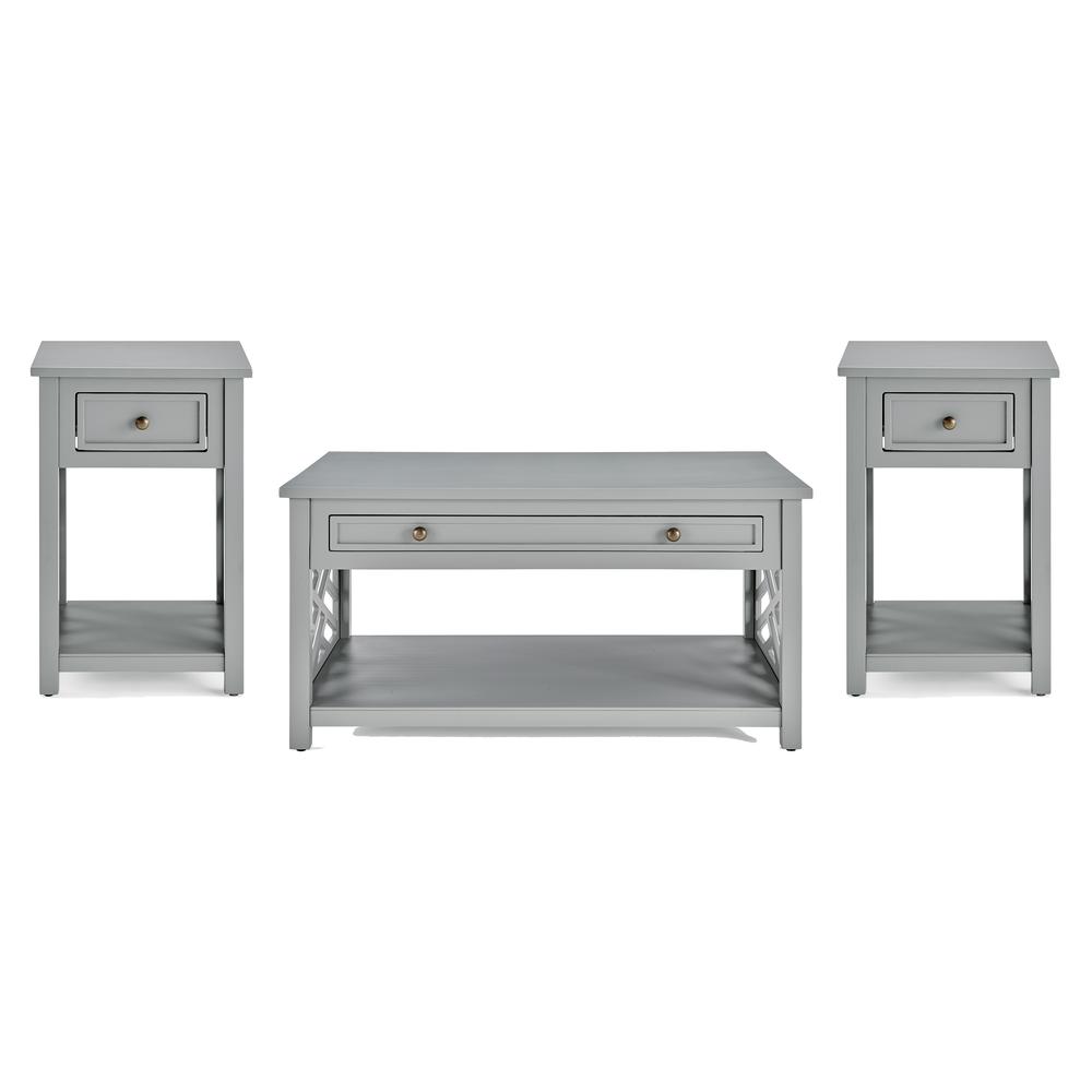 Coventry 36" Coffee Table and Two End Tables with Drawer - Set of 3. Picture 1