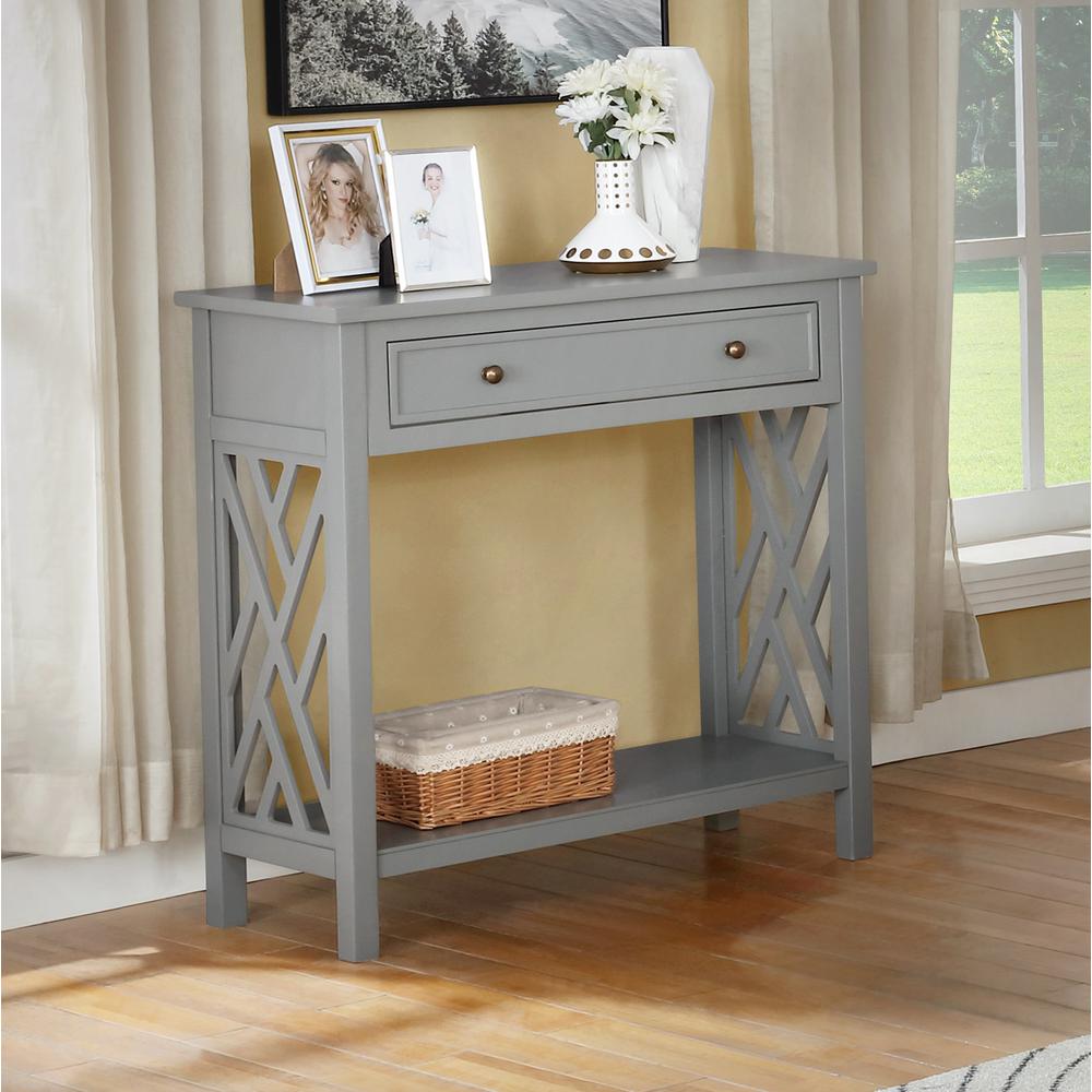 Coventry 36" Coffee Table, End Table with Tray and Console/TV Table, Set of 3. Picture 11