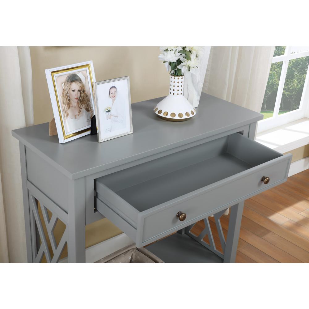 Coventry 36" Coffee Table, End Table with Tray and Console/TV Table, Set of 3. Picture 19