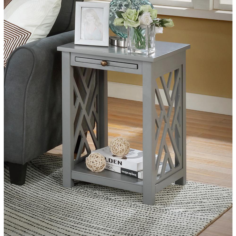 Coventry 36" Coffee Table with Drawer and Two End Tables with Tray, Set of 3. Picture 5