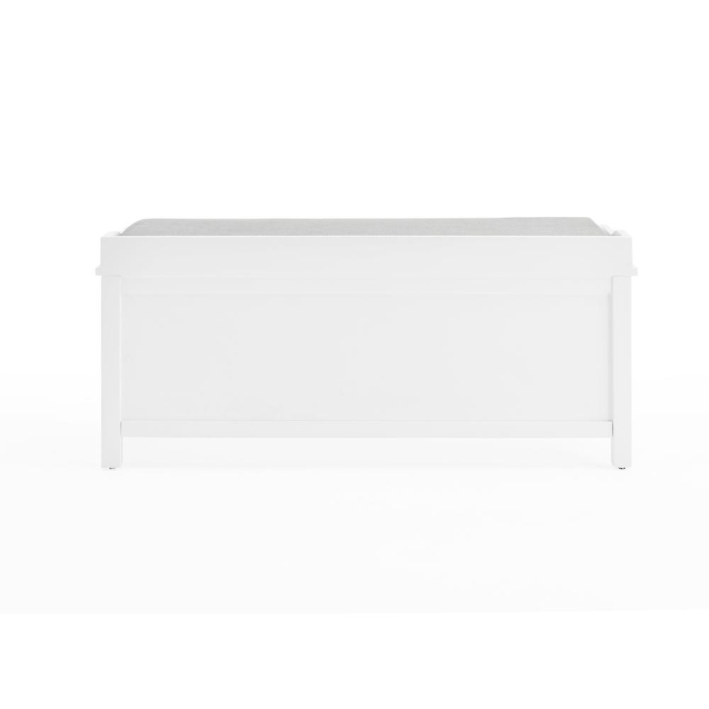 Coventry 45"W Wood Storage Bench with Cushion. Picture 9