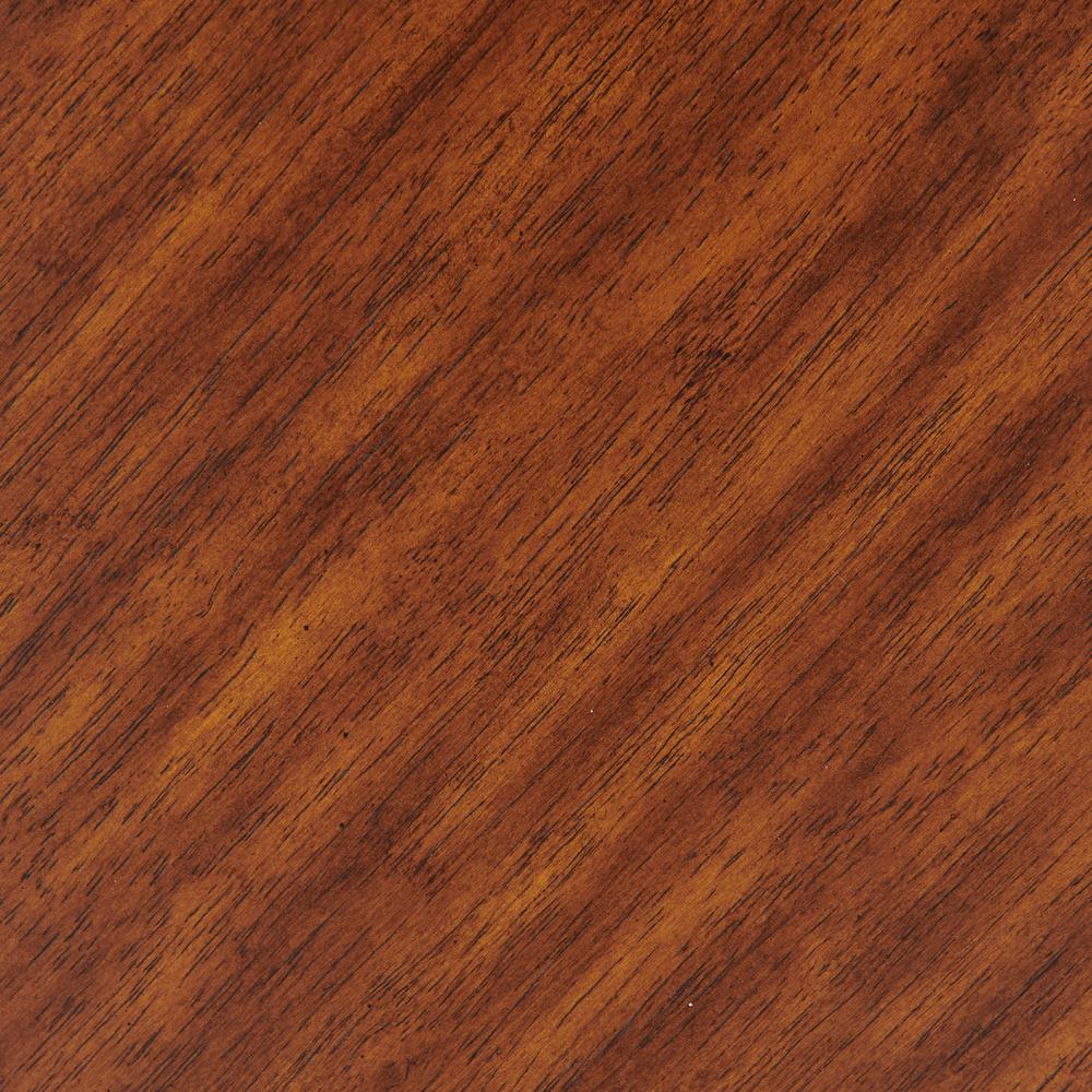 Monterey 20" Round Mid-Century Modern Wood End Table, Warm Chestnut. Picture 22