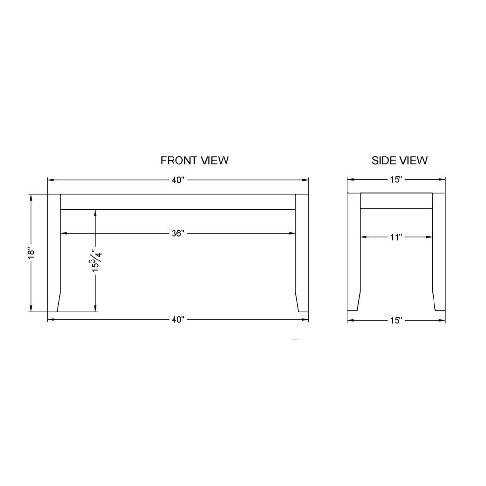 Newport 40" Coat Hook with Shelf and Faux Concrete Bench Set. Picture 4