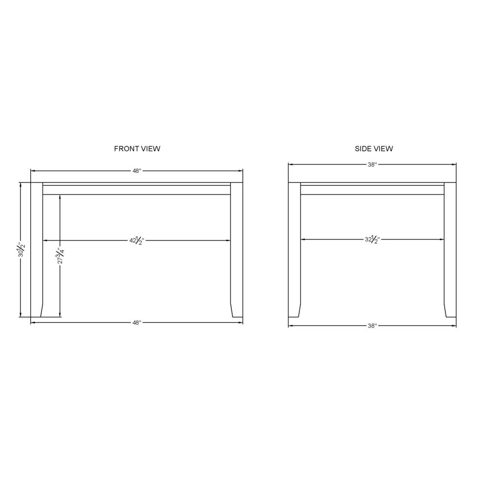 Newport 3-Piece Modern Wood Dining Table with Two Rush-Seat Benches. Picture 4