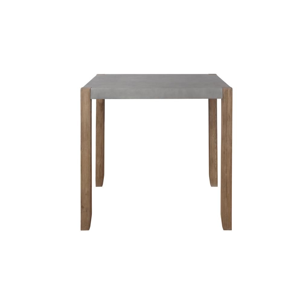 Newport 36"H Faux Concrete and Wood Counter Height Dining Table. Picture 6