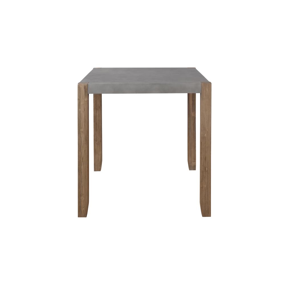 Newport 36"H Faux Concrete and Wood Counter Height Dining Table. Picture 5