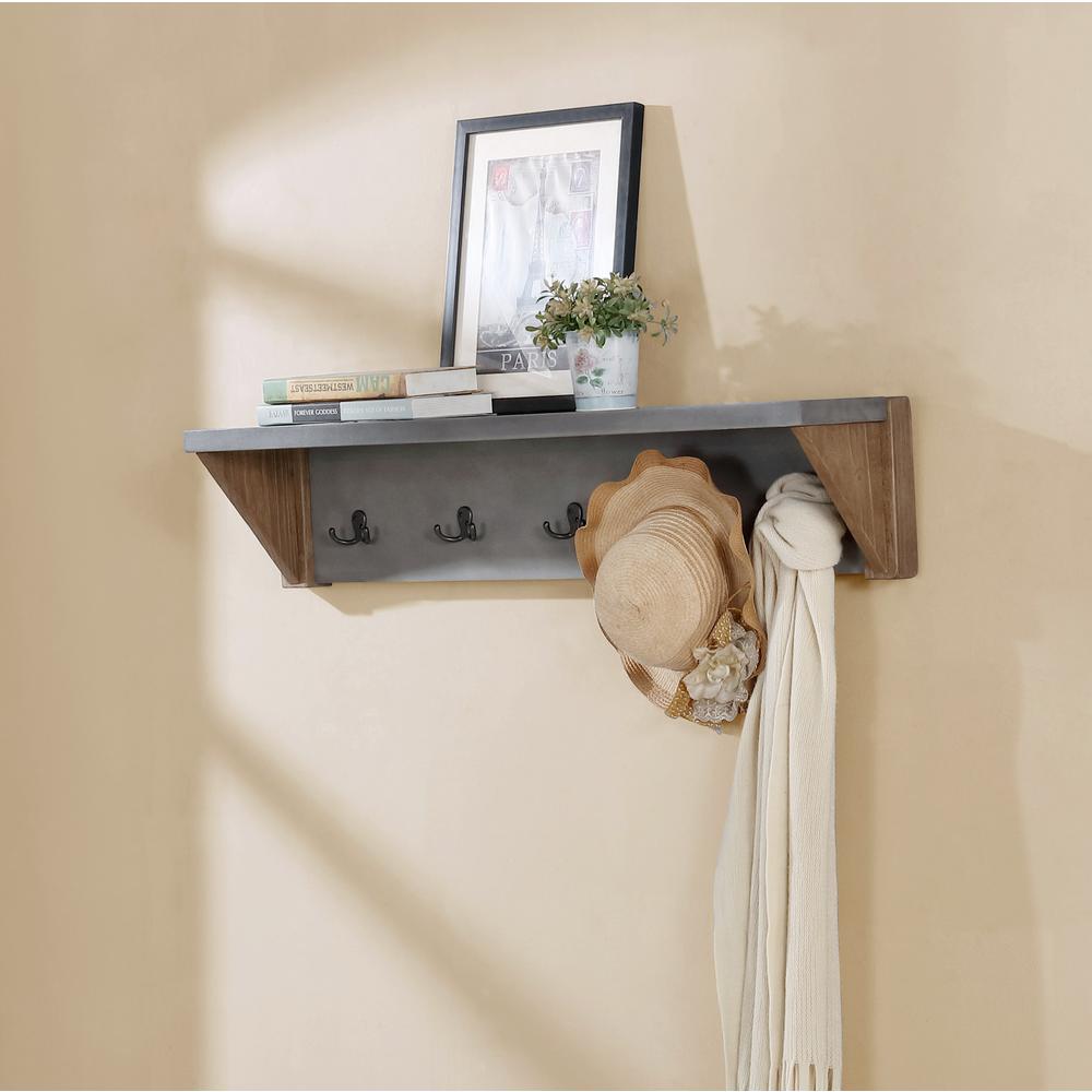 Newport 40" Coat Hook with Shelf. Picture 2