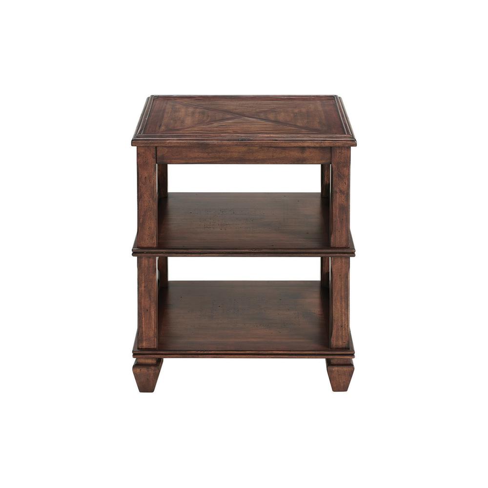 Stockbridge 3-Piece Wood Living Room Set with 45"L Coffee Table and Two 2 -Shelf End Tables. Picture 11