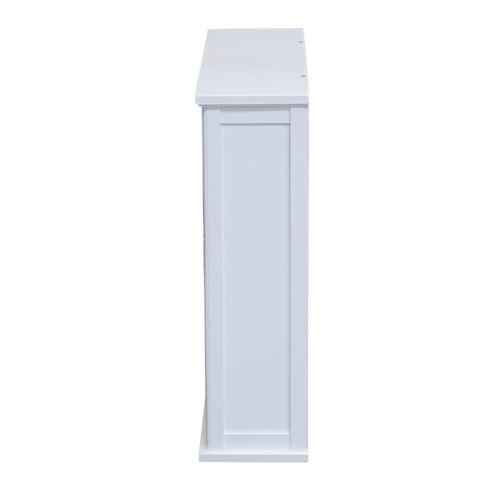 Dorset 27"W x 29"H Wall Mounted Bath Storage Cabinet with Glass Cabinet Doors. Picture 6